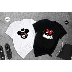 mickey and minnie wedding shirt, minnie and mickey matching shirt, funny couples t-shirts, husband wife gift