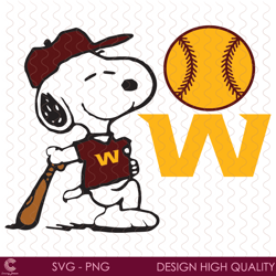 washington football snoopy svg, sport svg, washington football svg, washington s