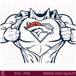 denver broncos superman svg, sport svg, denver broncos, broncos svg, broncos nfl