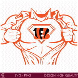 cincinnati bengals superman svg, sport svg, cincinnati bengals, bengals svg, ben