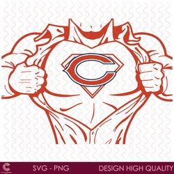 chicago bears superman svg, sport svg, chicago bears, bears svg, bears nfl, bear