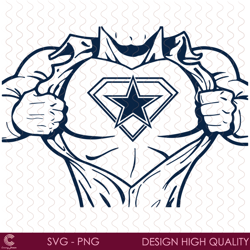 dallas cowboys superman svg, sport svg, dallas cowboys, cowboys svg, cowboys nfl