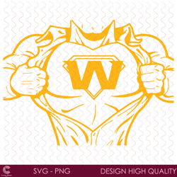 washington football superman svg, sport svg, washington svg, washington svg, was