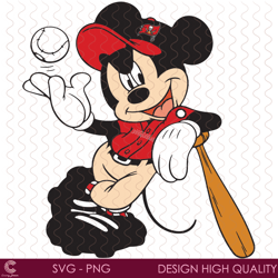 tampa bay buccaneers mickey mouse svg, sport svg, tampa bay buccaneers, buccanee