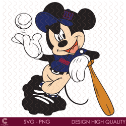 new york giants mickey mouse svg, sport svg, new york giants, giants svg, giants