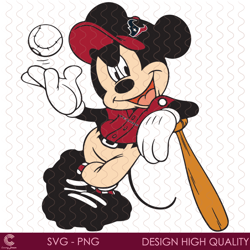 houston texans mickey mouse svg, sport svg, houston texans, texans svg, texans m