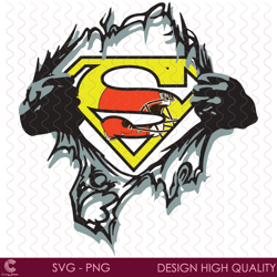 cleveland browns superman svg, sport svg, cleveland browns, browns svg, browns n