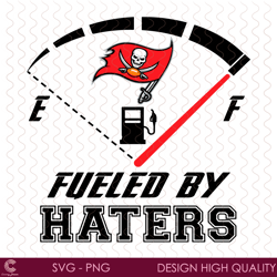 tampa bay buccaneers fueled by haters svg, sport svg, haters svg, buccaneers fla