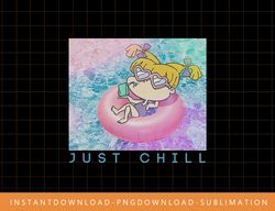 rugrats angelica pickles pool relaxing just chill png, sublimate, digital print