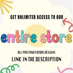 entire store bundle - all past and future designs - yearly access - all sublimation designs