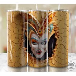 3d tumbler wrap ceramic cracked  20 oz skinny sublimation design, instant digital download png, straight