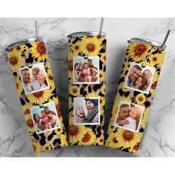 sunflower cheetah print tumbler wrap for photos png tumbler design add pictures seamless country sublimation designs dow