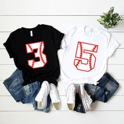 custom baseball shirt, personalized gifts, baseball numbers shirt, baseball birthday shirts, baseball mom shirt, basebal