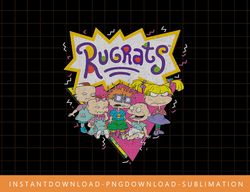rugrats babies group classic title poster graphic t-shirt png, sublimate, digital print