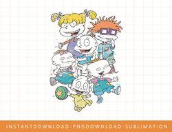 rugrats baby group retro watercolor classic graphic png, sublimate, digital print