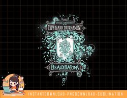 harry potter beauxbatons crest png, sublimate, digital download