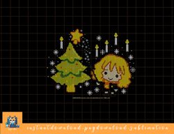 harry potter christmas hermione cross stitch png, sublimate, digital download