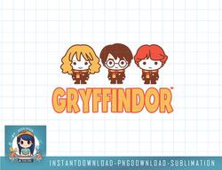 harry potter chibi gryffindor best friends png, sublimate, digital download