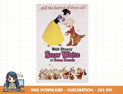 disney snow white classic poster png, sublimation, digital print