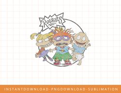 rugrats chuckie tommy & angelica logo png, sublimate, digital print