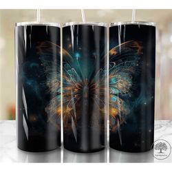 northern lights 20oz sublimation tumbler designs, colorful 9.2 x 8.3 straight skinny tumbler wrap png, sublimation desig