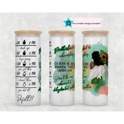 25 oz glass can tumbler wrap, water tracker sublimation design temp, straight png download, motherhood is exhausting, do