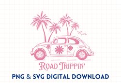 road trippin svg, summer vintage style svg, summer graphic svg summer retro