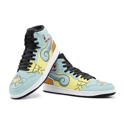 squirtle starter pokemon jd1 shoes, squirtle starter pokemon jordan 1 shoes, squirtle starter shoes, pokemon sneakers