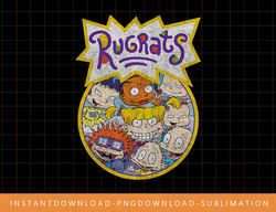 rugrats every baby vintage circle title graphic png, sublimate, digital print