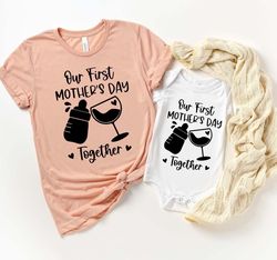 mothers day shirt, first mothers day gift, mothers day gift, mothers day matching shirts, mommy and me tees, mothers day