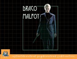 harry potter draco malfoy simple framed portrait png, sublimate, digital download