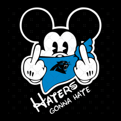 carolina panthers haters gonna hate svg, sport s