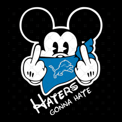 detroit lions haters gonna hate svg, sport svg,