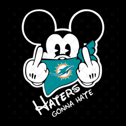 miami dolphins haters gonna hate svg, sport svg,