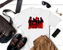 japan band shirt, japan band t shirt, japan band lead singer t shirt, japanese band exile t shirt