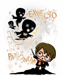 harry potter expecto patronum chibi potter too t-shirt.pngharry potter expecto patronum chibi potter too t-shirt