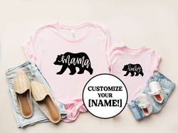 mama bear tshirts, papa bear, baby bear shirts,