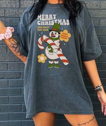 retro christmas oversized vintage shirt, retro