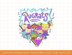 rugrats group shot retro geometric logo png, sublimate, digital print