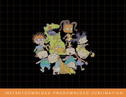 rugrats group shot with reptar portrait png, sublimate, digital print