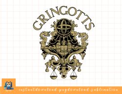 harry potter gringotts logo png, sublimate, digital download