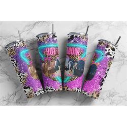 20oz skinny tumbler hot mom summer vibes sublimation