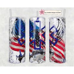 20 oz skinny tumbler sublimation design template ems