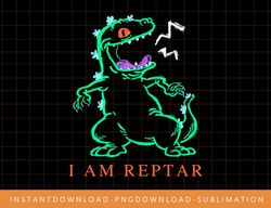 rugrats i am reptar neon line png, sublimate, digital print