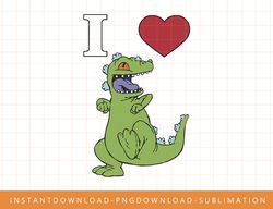 rugrats i heart reptar happy dinosaur graphic t-shirt png, sublimate, digital print