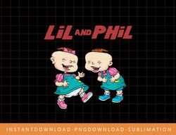 rugrats lil and phil laughing poster png, sublimate, digital print