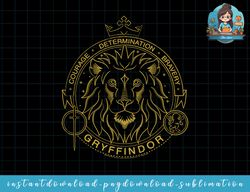 harry potter gryffindor line art lion symbol png, sublimate, digital download