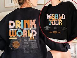 drink around the world tour sweatshirt, drink around the world showcase sweatshirt, world showcase epcot shirt