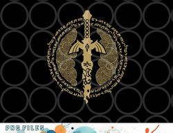the legend of zelda tears of the kingdom master sword logo png, digital download copy
