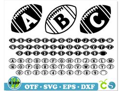 american football font svg cricut, sport monogram font, football font otf, football soccer ball font svg, sport svg